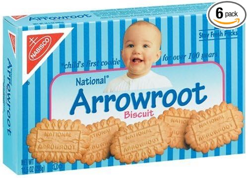 arrowroot teething cookies