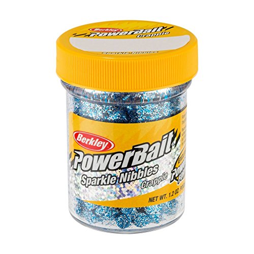 Berkley, Crappie Nibbles Dough Bait, Blue Ice