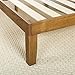 ZINUS Alexia Wood Platform Bed Frame, Solid Wood Foundation, No Box Spring Needed, Wood Slat Support, Easy Assembly, Rustic Pine, Twin