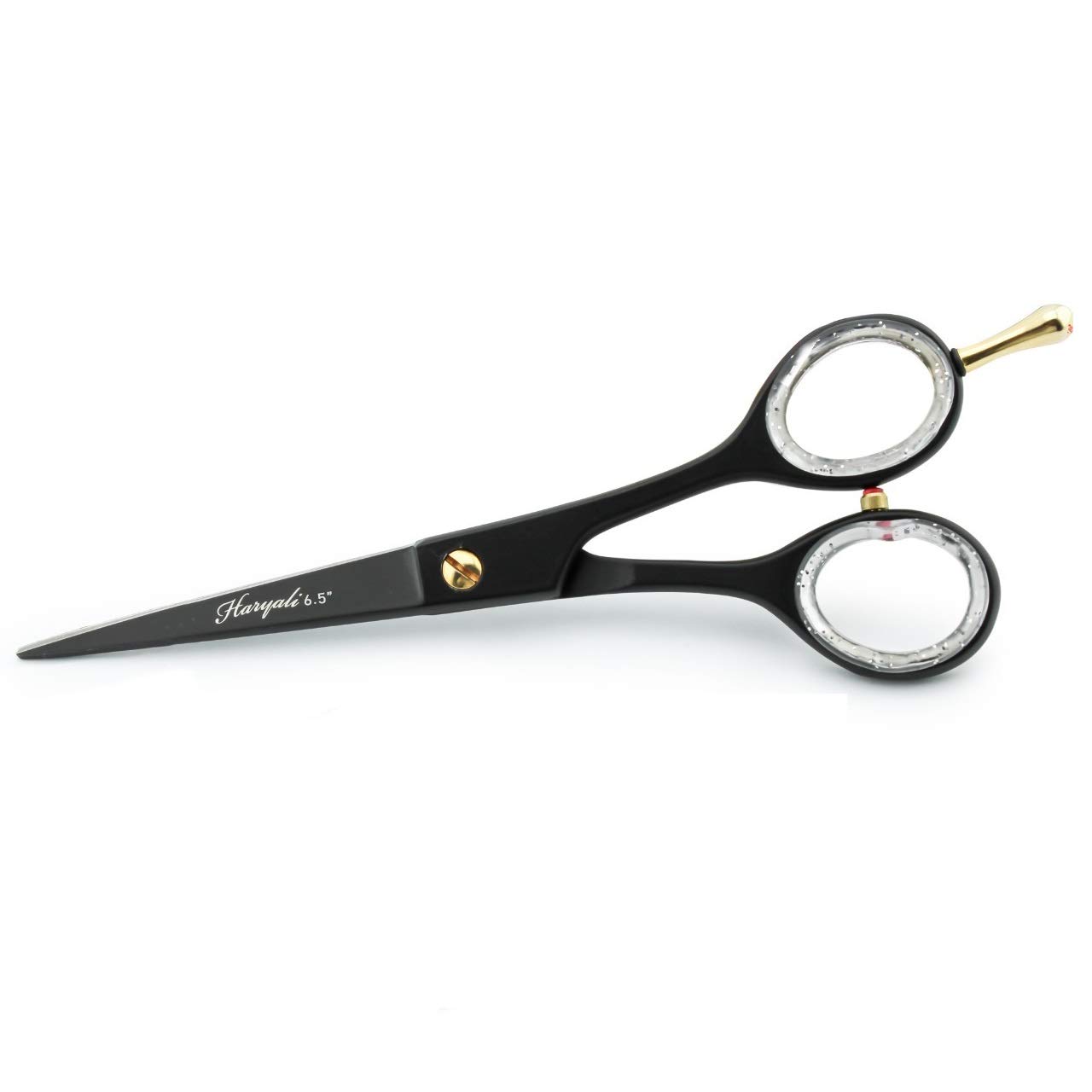 Haryali London Black Professional Hairdressing Barber Scissors Grooming Hair Cutting Salon Shears for Men and Women
