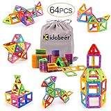 KIDCHEER Magnet Building Tiles, Magnetic 3D Building Blocks Set for Kids, Magnetic Educational Stacking Blocks Boys Girls Toys