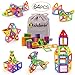Kidcheer Magnet Building Tiles, Magnetic 3D Building Blocks Set for Kids, Magnetic Educational Stacking Blocks Boys Girls Toys, 64 Piece