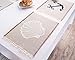 Living Fashions Table Placemats Set of 4 - Beach Themed Nautical Kitchen Placemats for Dining Table - 100% Washable Cotton Place Mat- Seashell, Sand Dollar, Starfish & Anchor Designs with Fringes