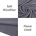 ViCherub Girls Thermal Underwear Set,Long Johns for Kids Ultra Soft Base Layer Fleece Lined Thermals Top and Bottom 2 Sets Black & Gray M