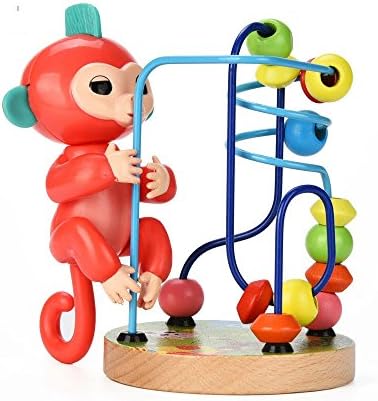 Baby Finger Toy Monkey Playset, Monkey Jungle Gym Interactive Monkey Climbing Stand (O)