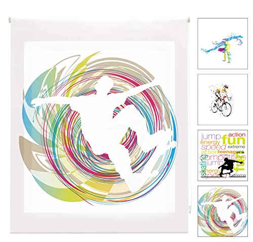 Blindecor Digital Translucent Roller Blind,Youth,W-J-06868,130X180 cm