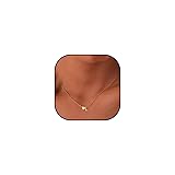 Tiny Gold Silver Love Heart Initial Necklace