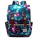 Kenox Vintage Laptop Backpack College Backpack School Bag Fits 15-inch Laptop (Sky-green)