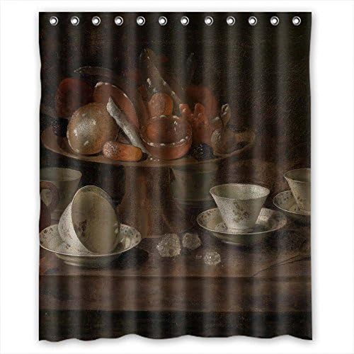 SUNSMILES Polyester Shower Curtains Of Classic Still Life Art Painting For Birthday Kids Girl Kids Girl Bf. Durable Width X Height / 60 X 72 Inches / W H 150 By 180 Cm(fabric)