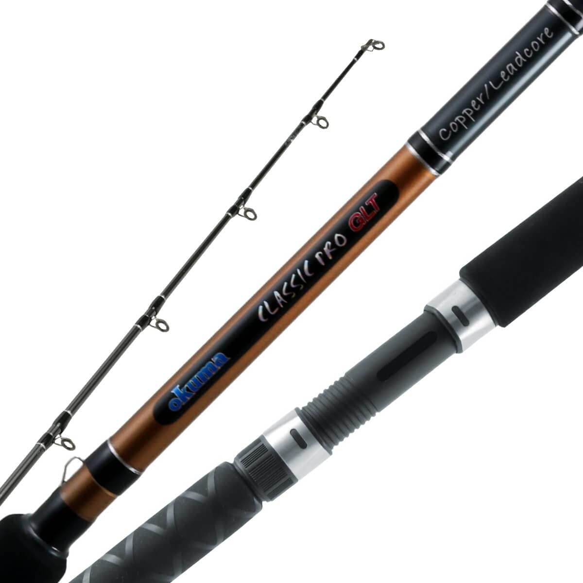 Photo 1 of ****MINOR DAMAGE**** Classic Pro GLT Copper/Lead core Trolling Rod (12- 27 Lbs), Black