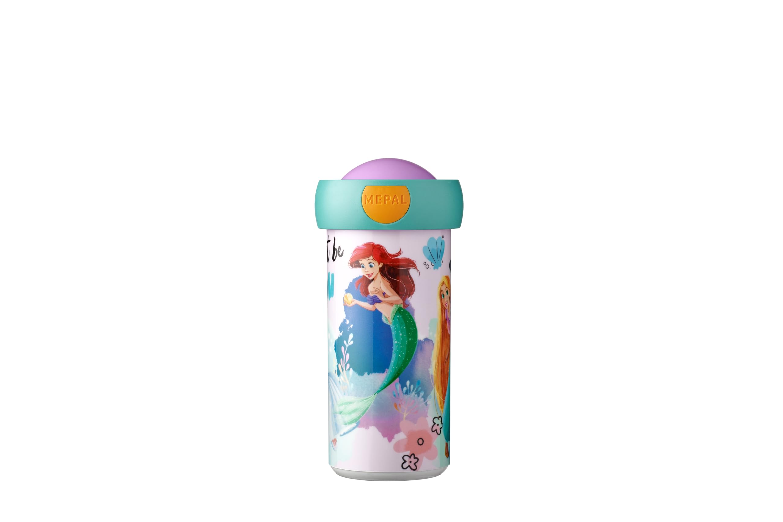 Mepal - School Beaker Campus - Leak Proof School Cup For Children - Reusable Drink Cup - BPA-free & Dishwasher Safe - 300 ml - Disney Princess — image 1