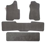 Premier Custom Fit 4-piece Set with 2 piece front 1 midrunner and 1 rearrunner Carpet Floor Mats for Toyota Sienna (Premium Nylon, Gray)