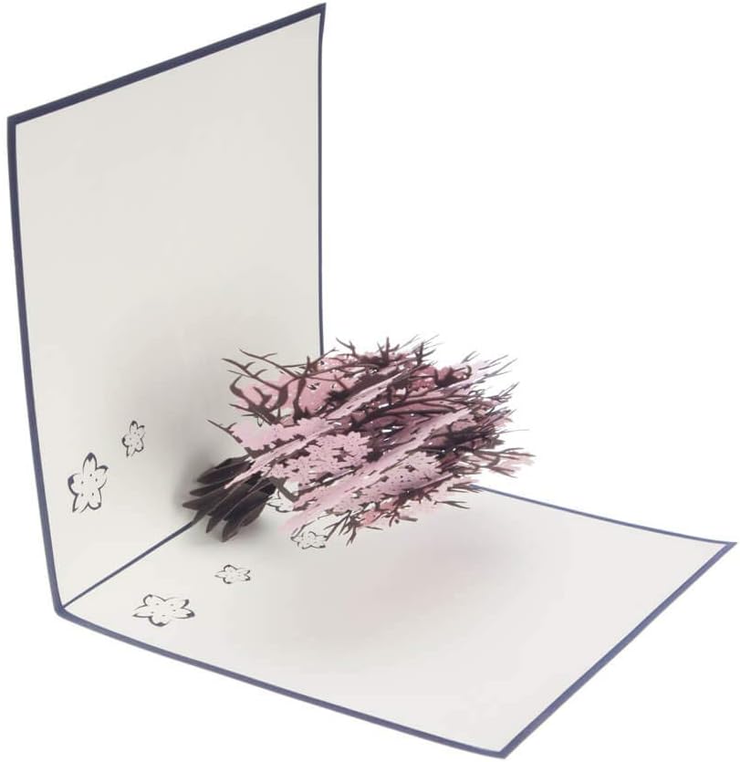 Cardology - Pink Cherry Blossom Pop-Up Card, 15cm x 20cm - Image 5