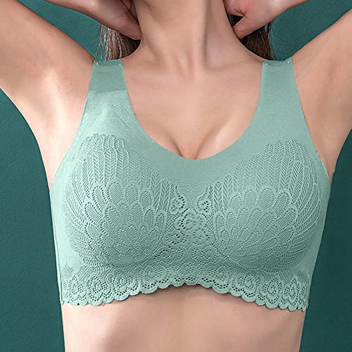 3-Pack Sports Bras for Women Seamless Comfort with Removable Pads Support Yoga Bra No Underwire Wirefree Sleep Bra