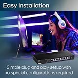 TRENDnet 8-Port 2.5G Unmanaged Gaming Network Switch TEG-S380 40Gbps Fanless view 4