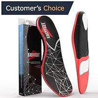Plantar Fasciitis Arch Support Insoles for Men and Women Shoe Inserts - Orthotic Inserts - Flat Feet Foot - Running Athletic Gel Shoe Insoles - Orthotic insoles for Arch Pain High Arch - Boot Insoles