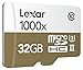 Lexar Professional 1000x 32GB microSDHC UHS-II Card w/ Adapter, Up To 150MB/s Read (LSDMI32GCBNA1000A), black, white and khaki