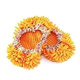 TheWin Dust Mop Slippers Comforable Shoes Floor Cleaner, Orange