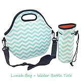 Neoprene Lunch Bag, Thick Lunch Tote Box with