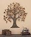 Deco 79 Metal Tree Home Wall Decor Indoor Outdoor Wall Sculpture with Leaves, Wall Art 31