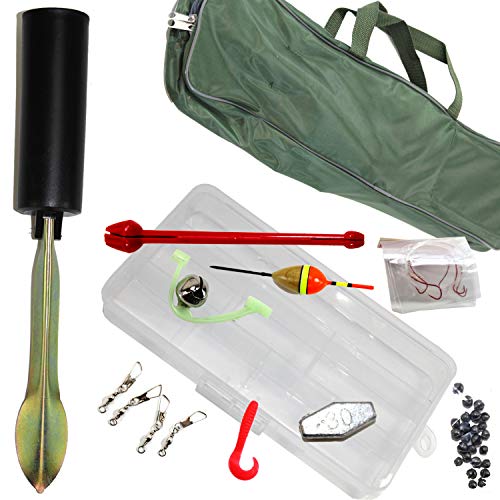 Vario Universal ANGELSET Rotauge Barsch Forelle | Teleskop- Rute 2,40m + Angel- Rolle + Angelzubehörbox + Rutentasche – Bild 4