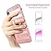 VEGO Compatible with 13 with Slide Camera Cover, Built-in 360° Rotate Ring Stand Magnetic Cover Case for 13 6.1 inch - Pink