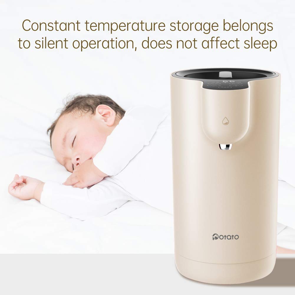 POTATO Baby Formula Kettle Water Kettle with Precise Temperature Control Formula Mixing Water Kettle 1.1L Boil-Dry Protection Quick Bottle Warmer Boiler Heater for Night Feeding : Baby