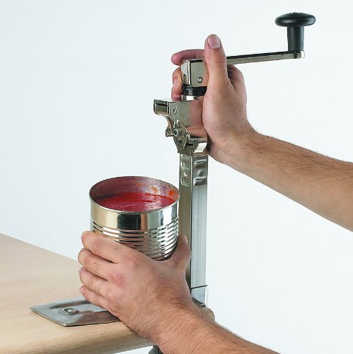 image for BOJ Commercial Grade Manual Can Opener with Angled Bar (Stainless Stee