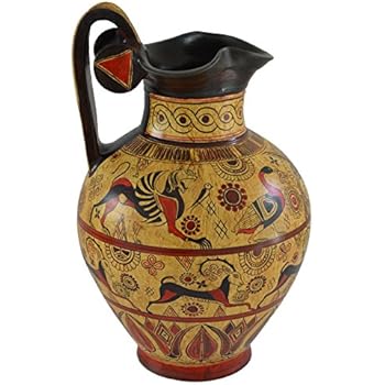 Amazon Com Estia Creations Minoan Pottery Oinochoe Amphora Vase