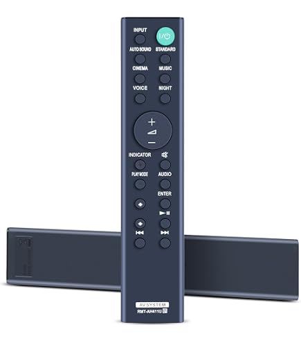 AULCMEET RMT-AH500U - Telecomando di ricambio compatibile con Sony Sound Bar AV Systems SAWS350 SA-WSD35 SA-WS350 SA-S350 HT-SD35 HT-S350 HTS350 SAS350 SAWSD35 SASD35 SA-SD35 HTSD35