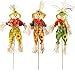 IFOYO 3 Pack Fall Harvest Scarecrow Decorations 15.75 Inch Scarecrows for Garden, Home, Yard, Porch, Thanksgiving Decor