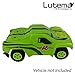 Lutema Hyp-R-Baja 2.4Ghz Baja King Complete Set of Color Wheels With Tires - Green