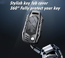 Zinc Alloy Key fob Cover, Keychain, Key Case