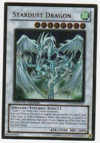 Yu-Gi-Oh! - Stardust Dragon (GLD3-EN037) - Gold Series 3 - Limited Edition - Ultra Rare