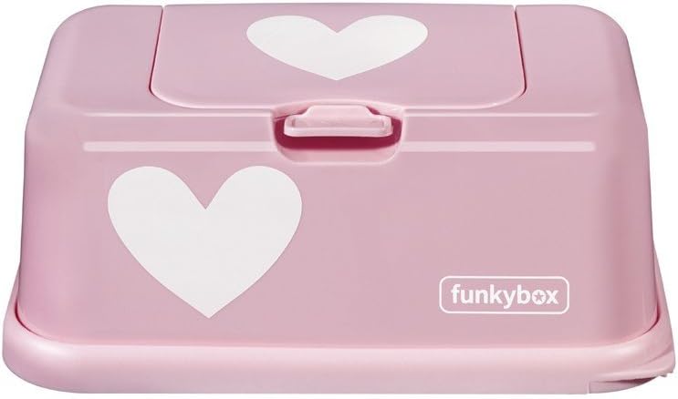 Funkybox FB06 Cajita para Toallitas Húmedas, Rosa (Diseño Pink Heart): Amazon.es: Bebé
