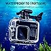 Waterproof Housing Case for GoPro Hero 8, 60M Diving Protective Housing Shell for Gopro Hero 8 Black Action Camera, Underwater Waterproof Protective Case with Quick Release Mount and Thumbscrew