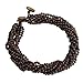 NOVICA Artisan Handmade Wood Torsade Necklace Brown Beaded Jewelry No Stone Upcycled Thailand Eco Friendly Nature [18 in min L x 19.75 in max L x 0.8 in W] ' Sukhothai Belle'