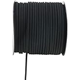 Black Faux Leather Cord for Jewelry Making 100 Yards 2.6mm Thin Suede String Rope for Bracelet DIY Crafting Cord for Necklace-Dream Catcher Supplies-Hat- Walking Stick