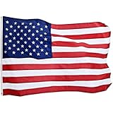 American Flag: Top Quality 6x10 US Flag- Heavy-Use Nylon w/ Embroidered Stars &amp; Sewn Stripes - Deluxe Fast-Dry, All-Weather USA Flag For Outdoors &amp; Indoors- Fly It With Pride