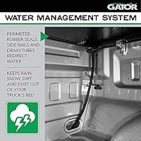 Amazon Com Gator Efx Hard Tri Fold Truck Bed Tonneau Cover Gc14019 Fits 2014 2018 2019 Ltd Lgcy Chevy Silverado Legacy Gmc Sierra Limited W Rail System 6 6 Bed Made In