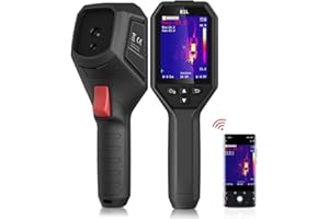 HIKMICRO B1L 160 x 120 IR Resolution Thermal Imaging Camera with WiFi, 25Hz Refresh Rate, 3.2" LCD Screen, Handheld 19200 Pixels Thermal Imager with High Temperature Alarm