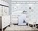 GEENNY OptimaBaby Nautical Explorer Sailor 6 Piece Baby Nursery Crib Bedding Set