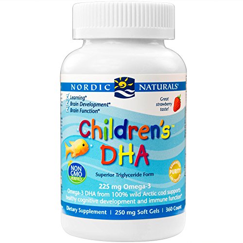 Nordic Naturals - Children s DHA, Healthy Cognitive Development and Immune Function, 360 Soft Gels (FFP)