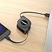 Retractable USB Type C Cable (6.6ft/2M) Fireor USB C to USB Male A Data Sync & Charging Cable for Samsung Note 8, Galaxy S8 Plus, LG G5 G6 V30 V20, Google Pixel, MacBook Pro 2016