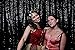 Trlyc 20Ft W by 10FT H Sparkly Black Sequin Backdrop Curtain for Wedding Halloween Thanksgiving Day Christmas