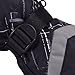 HUO ZAO Winter Snow Ski Gloves for Men Boys Outdoor Cycling Snowboarding Camping Black
