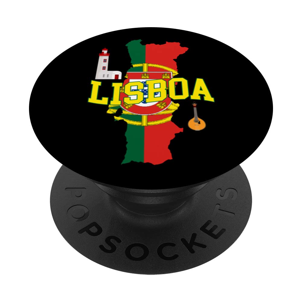 Lisboa Portugal Portuguese Roots Lisbon Vacation PopSockets Swappable PopGrip