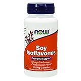 NOW Soy Isoflavones 60 mg,60 Veg Capsules