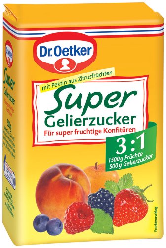 Dr. Oetker Super Gelling Sugar 3:1 (Super Gelierzucker 3:1) 500g Bag