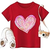 Valentines Shirts for Boys Girls Kids Toddler Funny Dinosaur Steal Hearts Tee Tops